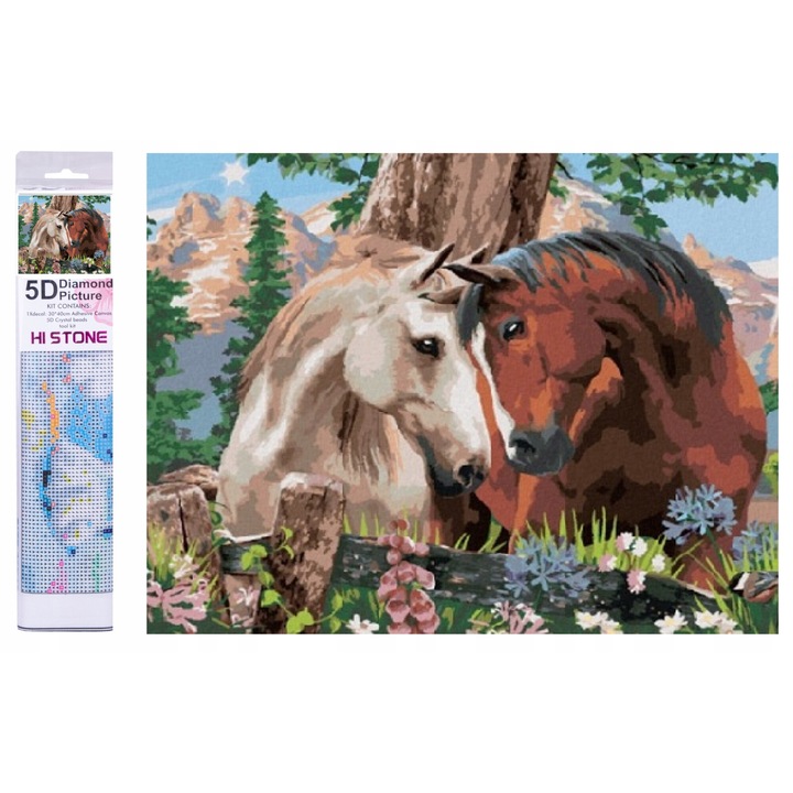 Set de Broderie cu Diamante 5D Norimpex, 30x40cm, Multicolor