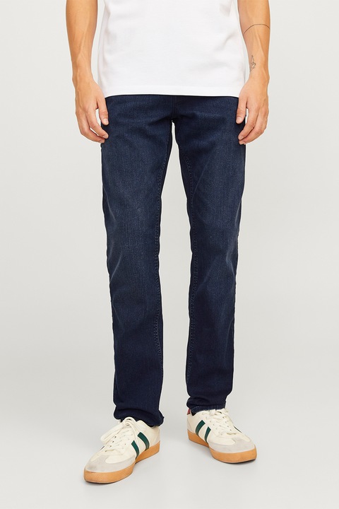 Jack & Jones, Slim fit farmernadrág, Tengerészkék