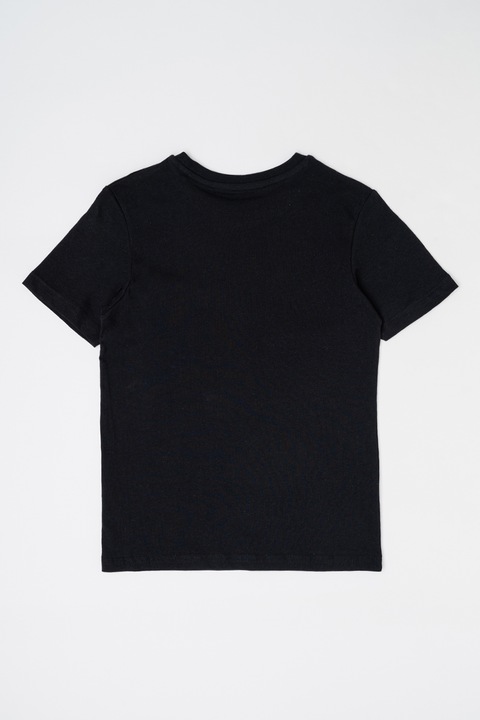 Jack & Jones, Tricou cu imprimeu logo, Negru, Alb, 164 CM