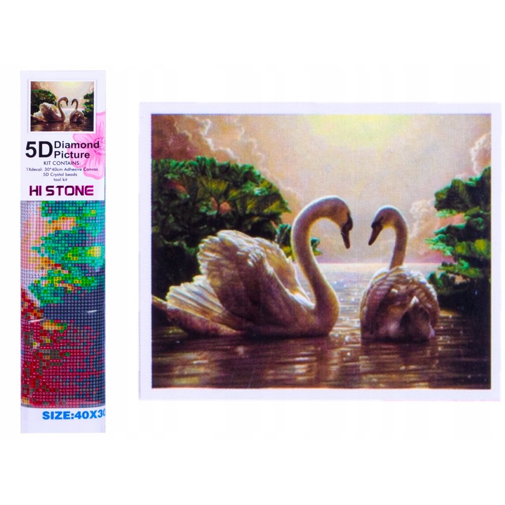 Set de Broderie cu Diamante 5D Norimpex, 30x40cm, Multicolor