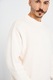 Jack & Jones, Памучен пуловер с паднали ръкави, Светло бежово