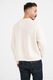 Jack & Jones, Памучен пуловер с паднали ръкави, Светло бежово