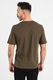 Jack & Jones, Tricou de bumbac cu imprimeu logo, Verde inchis, XL