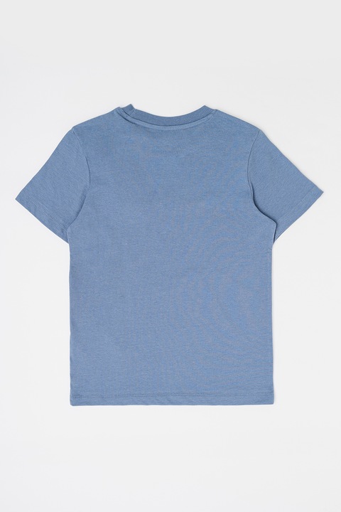 Jack & Jones, Tricou cu imprimeu logo si decolteu la baza gatului Ray, Albastru prafuit, 152 CM