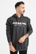 Jack & Jones, Set de hanorace cu imprimeu logo - 2 piese, Gri inchis melange, Bleumarin, 6XL