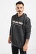 Jack & Jones, Set de hanorace cu imprimeu logo - 2 piese, Gri inchis melange, Bleumarin, 6XL