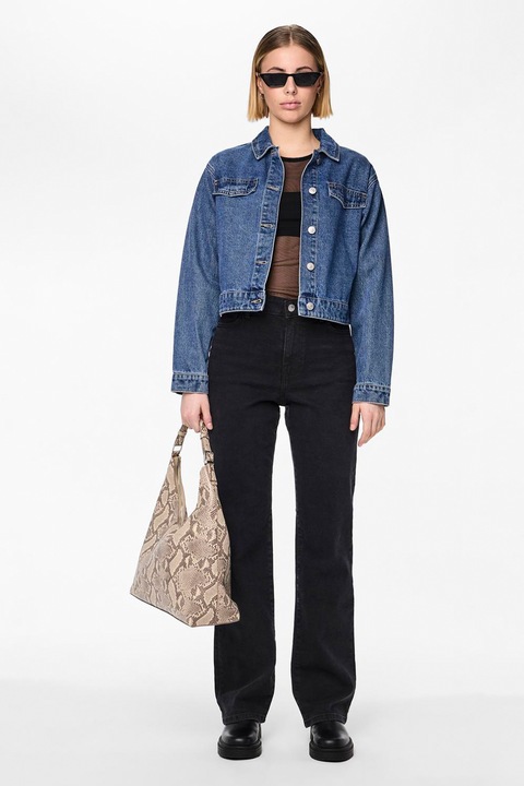 Pieces, Дънки с висока талия, Черен