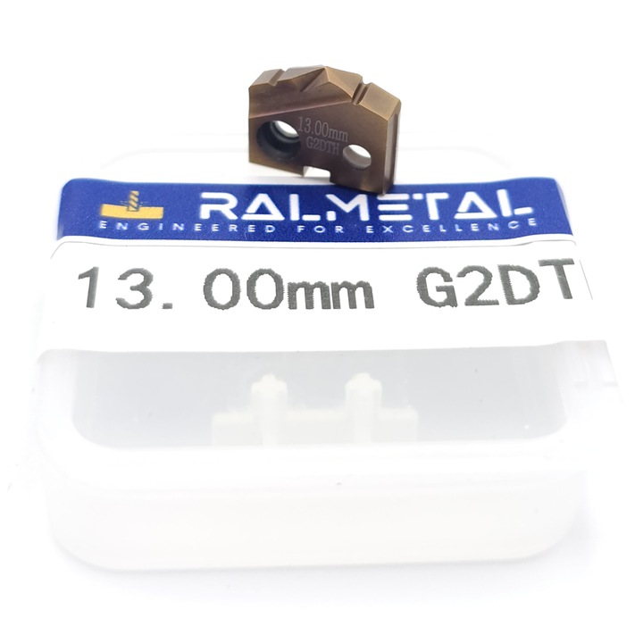 Insertie de foraj cu lama G2DTH - 13, 00 mm TiSiN 65 HRC