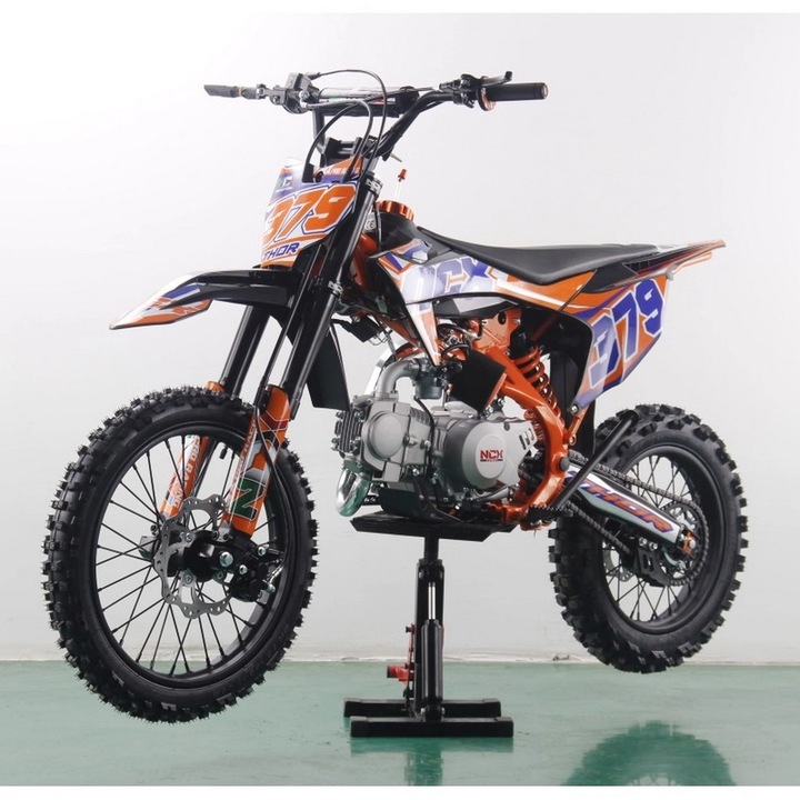 Motocicleta cross Thor Evolution 17/14 125cc 4T benzina negru/portocaliu