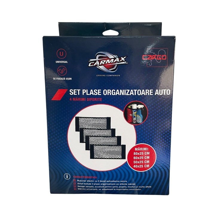 Set plase organizatoare, 4 bucati, Carmax