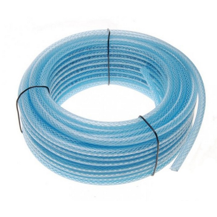 5 mm-es benzin/olaj tömlő textil védelemmel - 1 méter