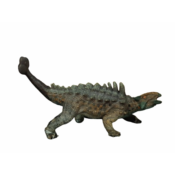 Figurina de dinozaur, Ankylosaurus, Plastic, 19 cm, 3+