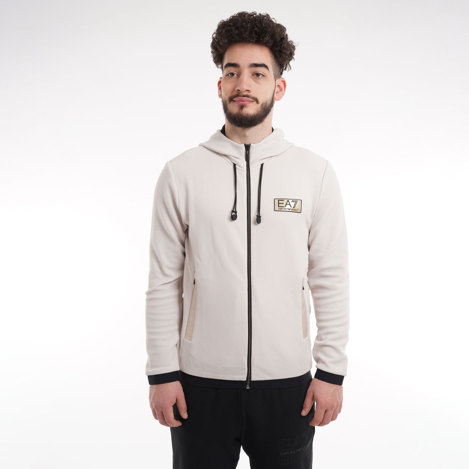 Hanorac Emporio Armani EA7 Train Gold Label M Hoodie Fz Pq