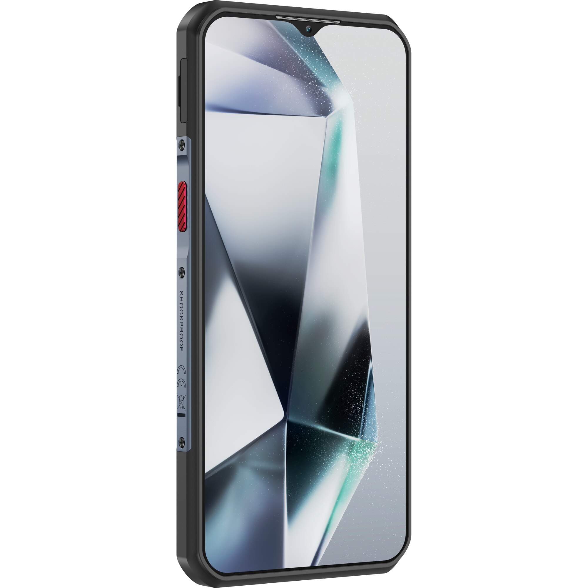Telefon mobil Oukitel WP35, Gray, 5G, 6.6" 2.4K, 24GB RAM (8GB + 16GB extensibili), 256GB ROM, Android 14, MediaTek Dimensity 6100+, 64MP+32MP, NFC, Face ID, 11000mAh, Dual SIM