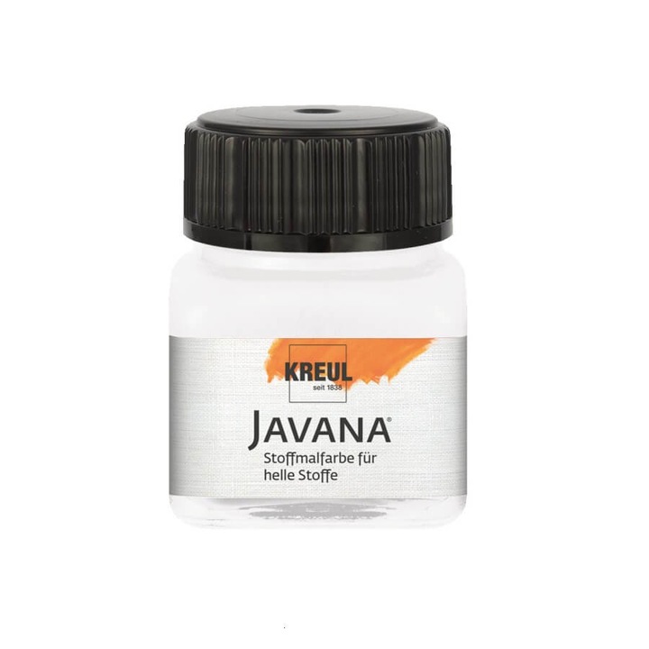 Vopsea pentru textile Javana Kreul 20 ml alb