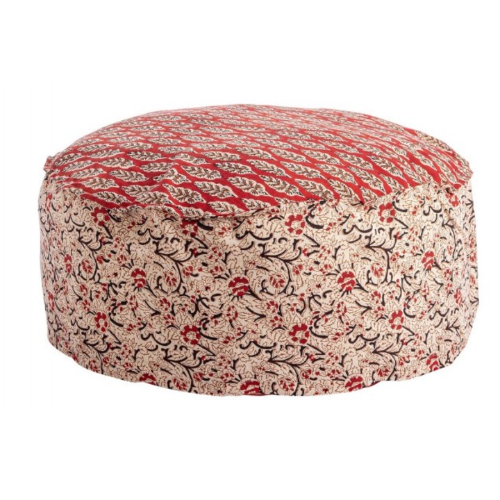 Puf bumbac Lorient 65x65x25 cm