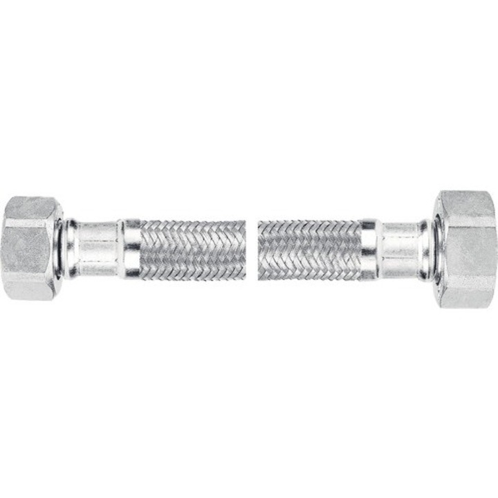 Racord Flexibil Inox Pentru Apa Cu Garnitura 3/4”fix3/4”fi 40 Cm