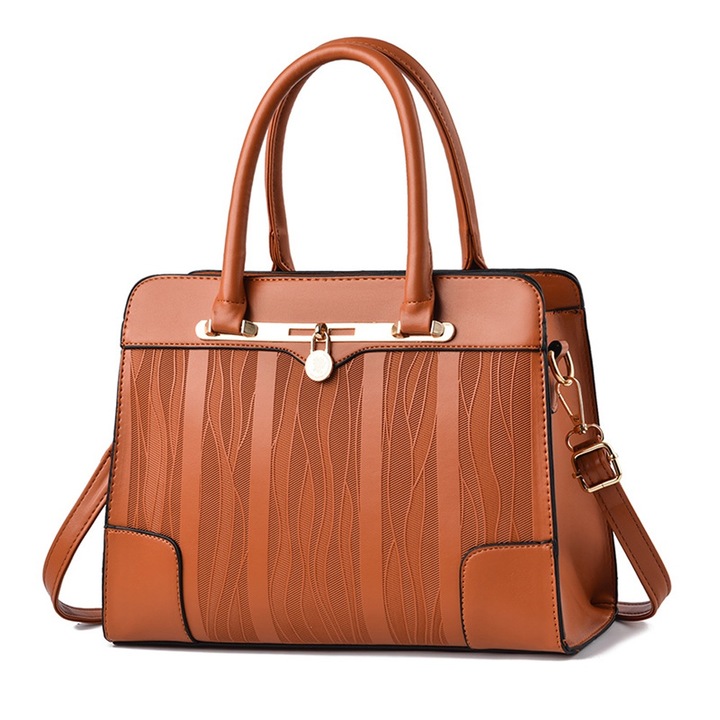 Női válltáska, Jormftte, nagy kapacitású, fekete, rózsaszín, sárga, khaki, 30x14x23cm