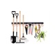 Set organizatoare perete Niks, 4 piese, 64 inch total, portocaliu, cu carlige S si drepte, 16 suruburi
