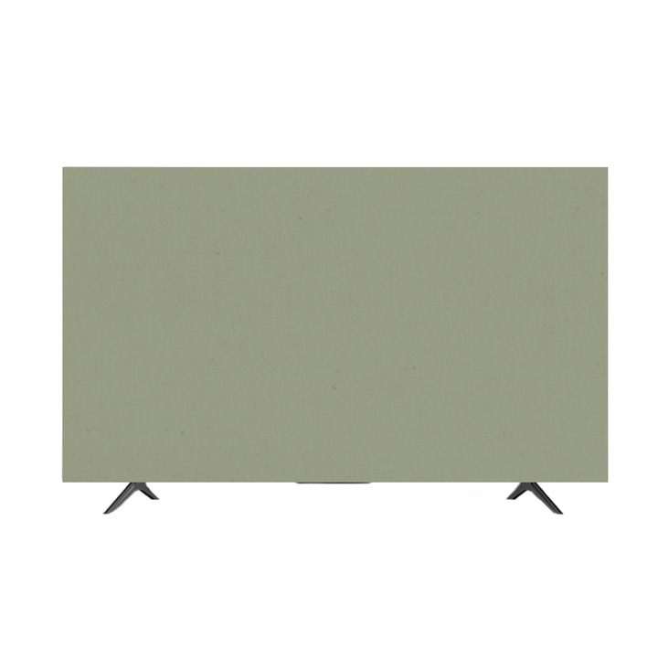 OEM Univerzális vízálló TV-védőhuzat, por- és karcálló, krémszínű, 32x27x11cm