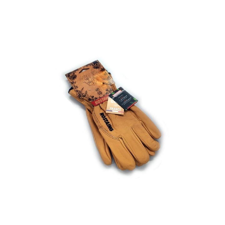 ROSTAING, Tradition-I, professzionális védőkesztyű sima borjúbőrből, vízálló, XL-es méret
