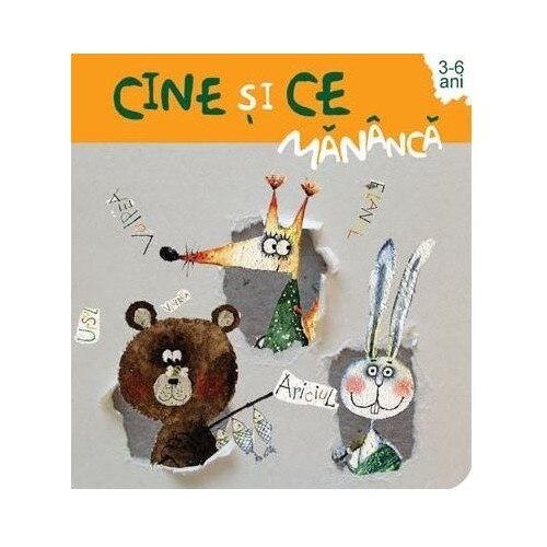 Vreau sa stiu (3-6 Ani) - Cine si ce mananca - Vasile Romanciuc