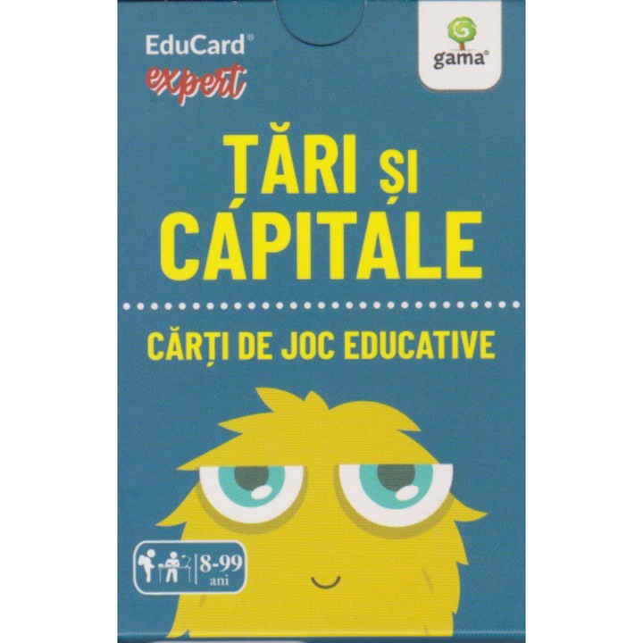 Carti de joc educative - Tari si capitale