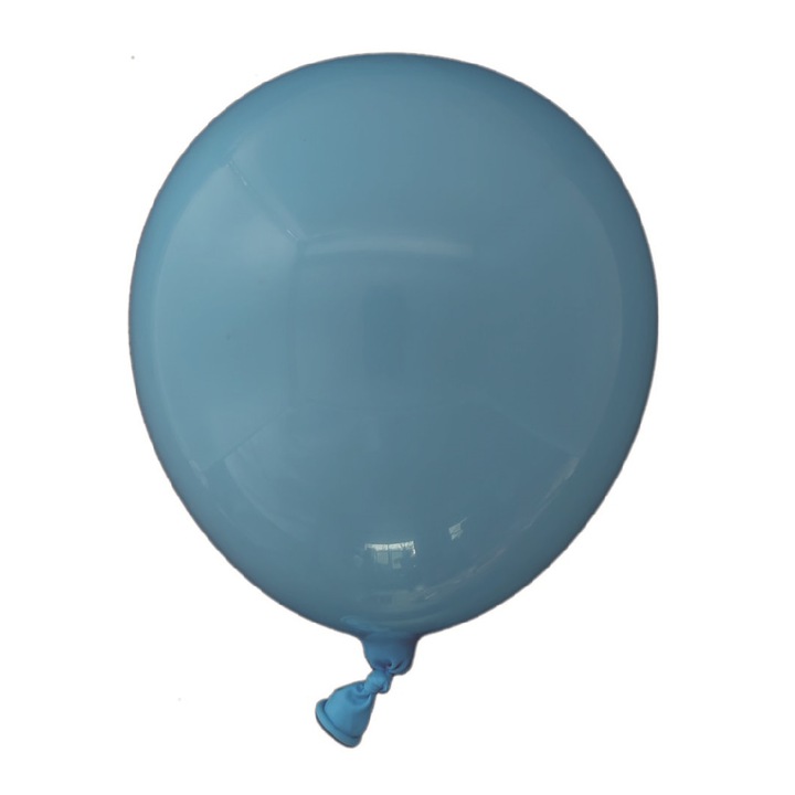 Balon party latex, cyan, 12.5 cm, 25 buc