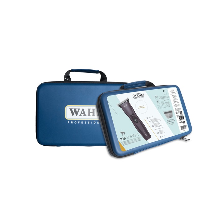 Lóvágó, KM Supera Horse, Wahl, 24 W, autonómia 180 perc, töltési idő 60 perc, 3000-3700 ford./perc, 2 x Li-ion akkumulátor