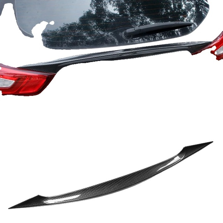 Banda protectie portbagaj, Carbon, Compatibil cu Nissan Qashqai Dualis J11 2014-2021, Gri