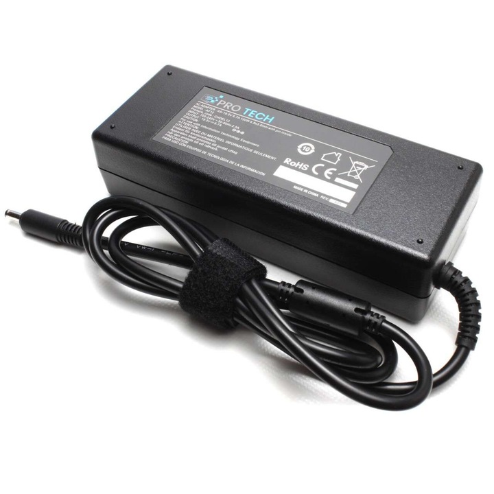 Incarcator 66J2T 7CWK7 M1MYR 130W 4.5x3.0mm pentru laptop Dell XPS 15 7590 9340 9530 9550 9560 9570 Latitude 15 5404 9530 9570 Inspiron 15 7591 Precision 3520 5530 M3520 M3800 M5510 M5520 - Protech