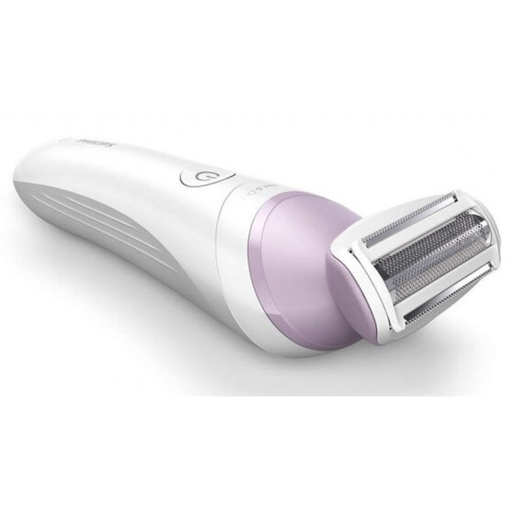 Епилатор Philips BRL 136/00, розов и бял, с 1 глава, захранван от батерии