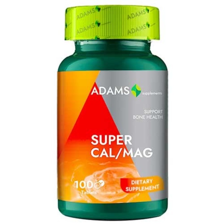 Supliment alimentar Super CalMag 100 tab, Adams