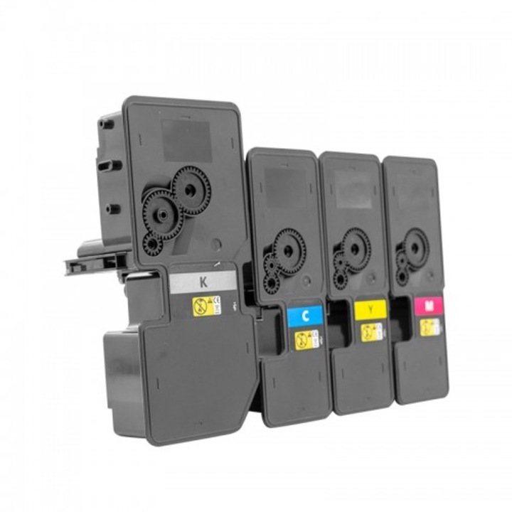 4 db tonerkészlet TK 5230 fekete, kék, piros, sárga 9200 oldal kompatibilis Kyocera ECOSYS M5521cdn / ECOSYS M5521cdw / ECOSYS P5021cdn / ECOSYS P5021cdw