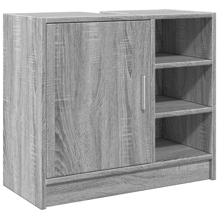 Dulap de chiuveta vidaXL, gri sonoma, 63x29x55 cm, lemn prelucrat, 12.5 Kg