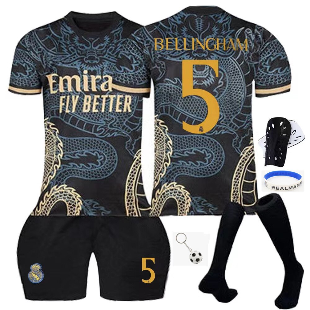 Echipament sportiv copii Real Madrid Nr.5 Bellingham, ANUTETOUNI