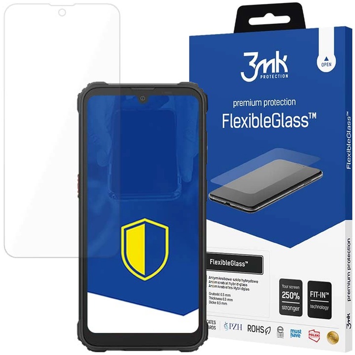 Folie de protectie 3MK FlexibleGlass pentru Blackview BV5300 Pro, antizgarieturi, antireflex, antibacteriana