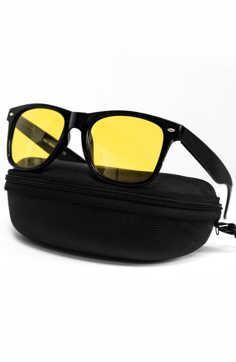 Ochelari de Soare, Wayfarer, Polarizat, pentru Condus Noapte, Etui