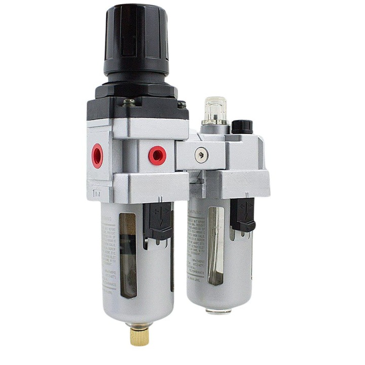 Filtru de aer cu manometru + reductor, 1/4", Bituxx