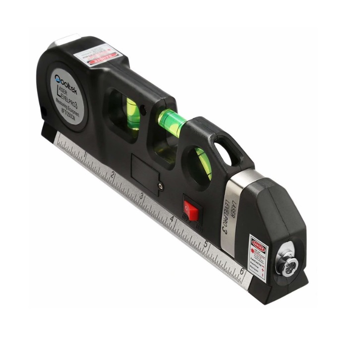 Többfunkciós szintező lézerrel, boloboccal és ruletttel, Stuffix®