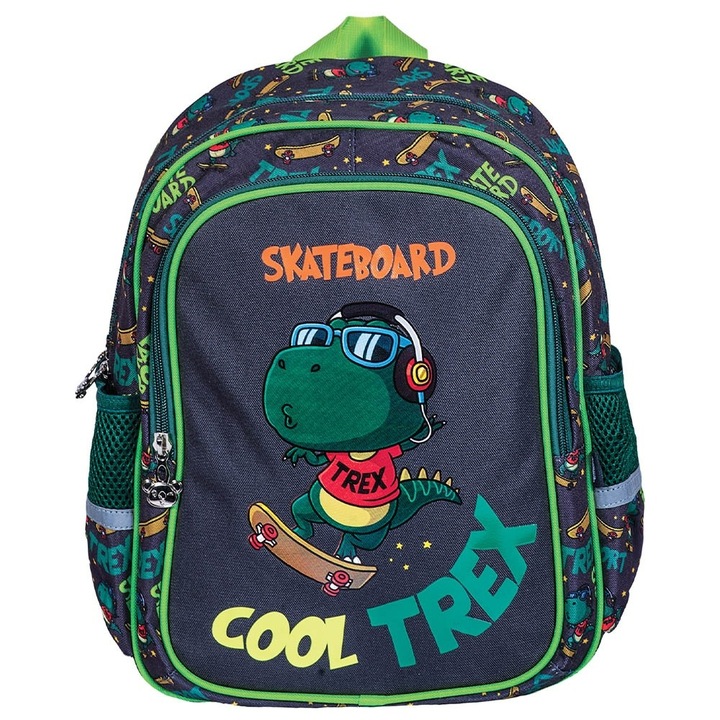 S-cool óvodai hátizsák, 33x27x15 cm, Cool Trex