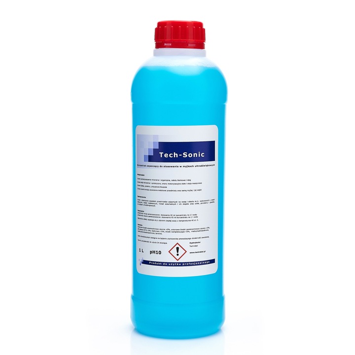 Solutie concentrata de curatare TECHREBAL, Tech Sonic, pentru aparate cu ultrasunete, 1L, albastru
