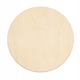 Set 100 cercuri din lemn, TECHREBAL, 5x5x0.3cm, natural