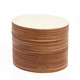Set 100 cercuri din lemn, TECHREBAL, 5x5x0.3cm, natural