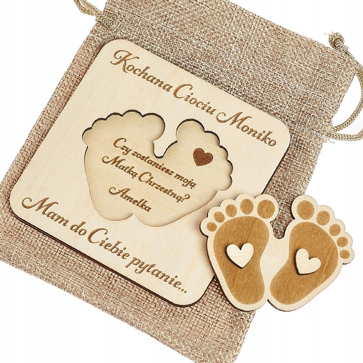 Placheta personalizata TECHREBAL pentru nasi, gravura ciemny, 9.5x9.5cm