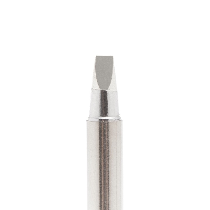 TECHREBAL T12-DL32 forrasztóhegy, 3,2 mm-es vésős, 75W 24V, T12 forrasztóállomásokhoz