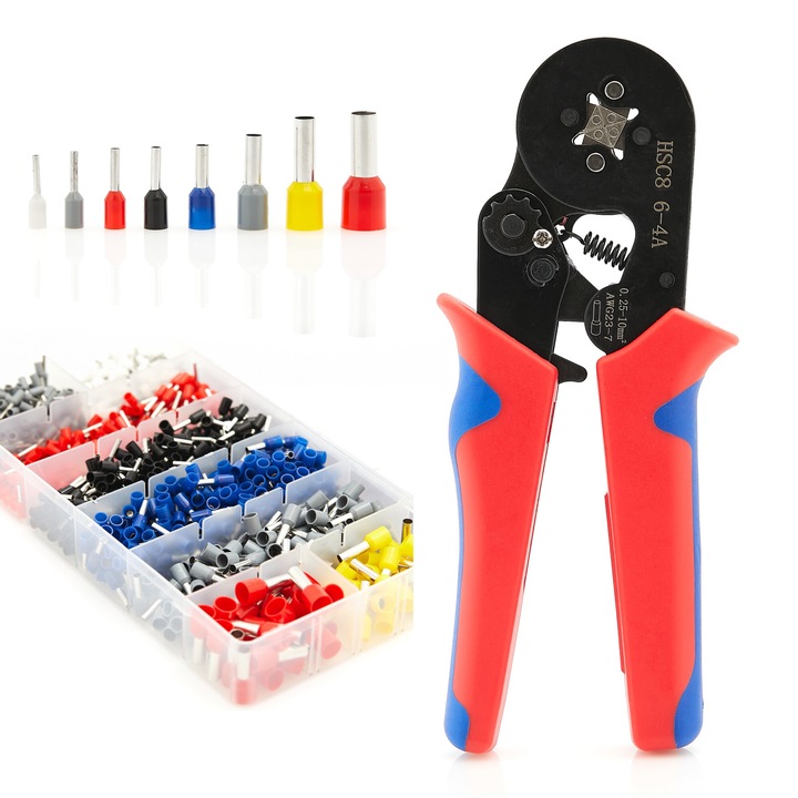 Cleste de sertizare, 0.25-10 mm, 170 mm