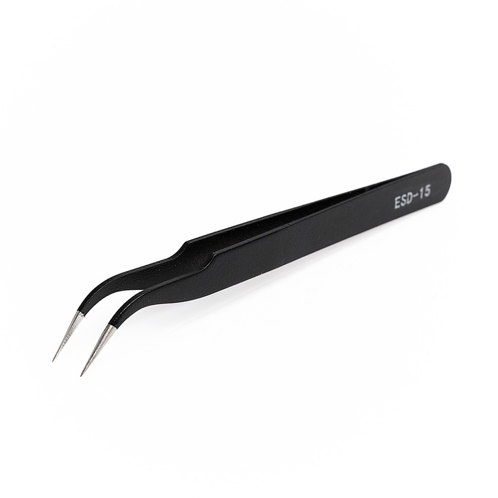 Techrebal ESD-15 peseta, antisztatikus, 120mm, Fekete