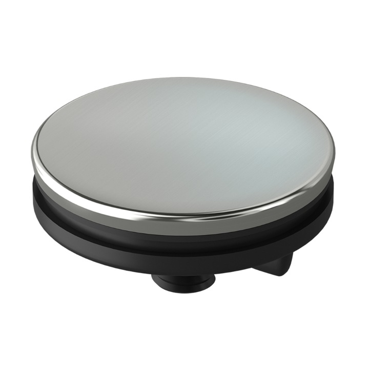 Quadron Dop de acoperire pentru gaura chiuvetei 35mm Diametru din otel 44 mm