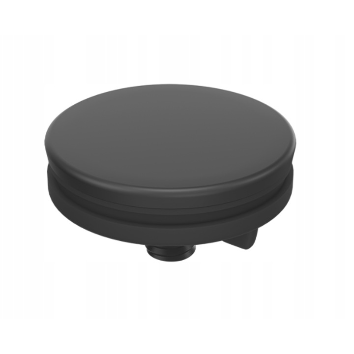 Dop de mascare Quadron pentru orificiul chiuvetei 35mm Negru diametru 44mm